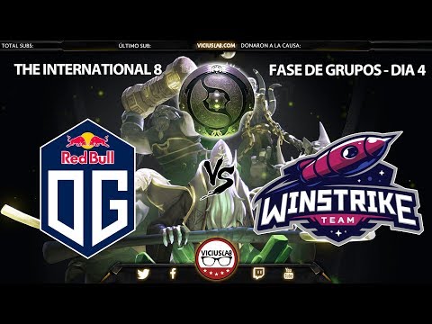 OG vs WINSTRIKE - 1 - Group Stage Dia 4 - THE INTERNATIONAL 8 - @Viciuslab