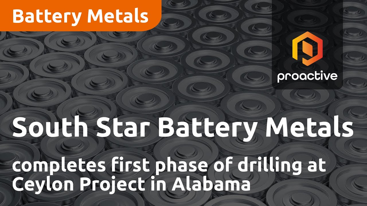 South Star Battery Metals completes first phase of drilling at Ceylon Project in Alabama
