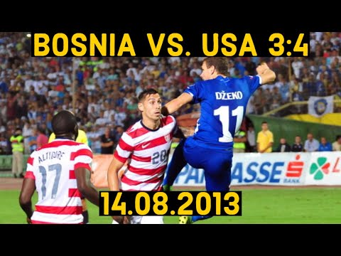 Bosnia & Herzegovina vs. USA 3:4 | Full Highlights | Friendly Match | 14.08.2013