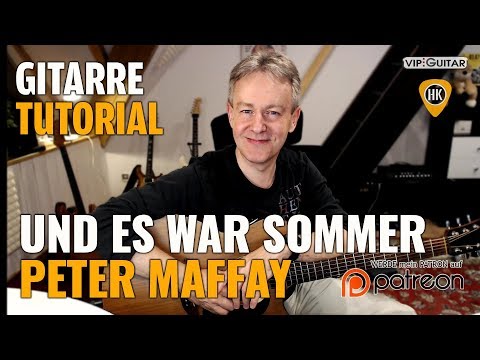 Gitarre Tutorial: Und es war Sommer - Peter Maffay