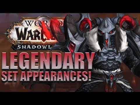 ALL Legendary Set Appearances - In Game Preview | Shadowlands
