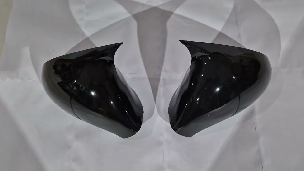 Peugeot 308 2007-2013 рр. Накладки на дзеркала BMW-Style (2 шт) Video 1