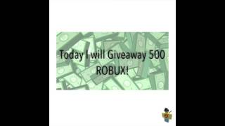 ROBLOX Robux Giveaway
