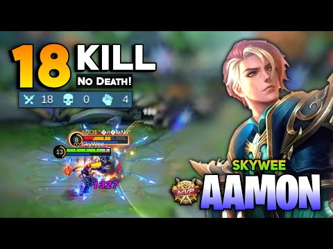 18 KILL 0 DEATH! Aamon Best Build 2021 [ Top Global Aamon Gameplay ] By Skywee -  Mobile Legends