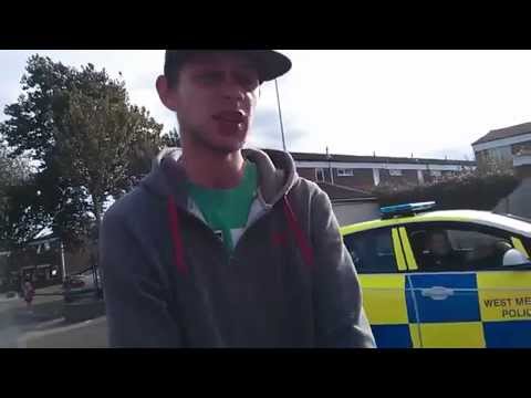 Smithy Boy and L-Dot with the police