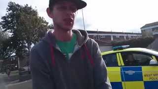 Smithy Boy and L-Dot with the police