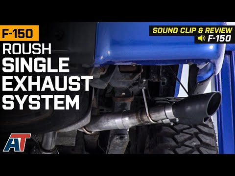 2011-2014 F150 5.0L Roush Single Exhaust System with Black Y-Pipe Tip Sound Clip & Review