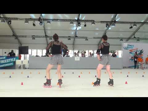 09 20180707 WFSC 2018 Frestyle Classic Pair Kawashima Natsuki -  Wada Reina