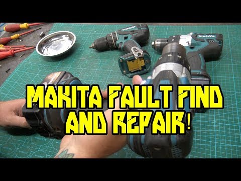 Most common problem with a drill not working! Makita 18 volt drill fault finding and repair