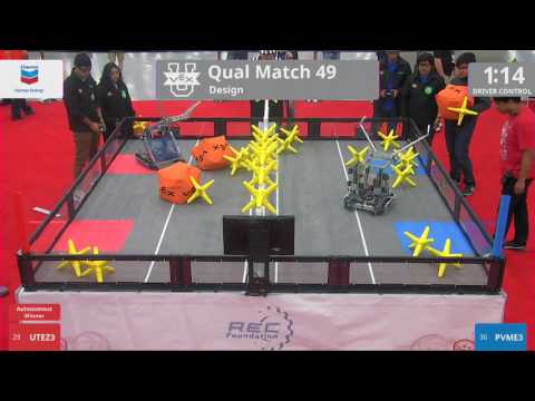 2017 VEXU Design Q49 - UTEZ3 vs PVME3 - 36 to 9