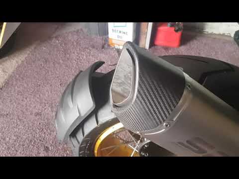 BMW R1250GS, SC Project without baffles.