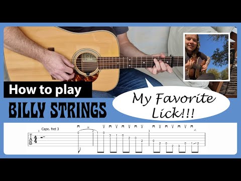How to play My Favorite Billy Strings Lick - Guitar Lesson with Tab