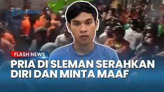 Nyali Mendadak Ciut! Pria Sleman yang Cekcok dengan Kurir Minta Maaf seusai Digeruduk Rekan Korban
