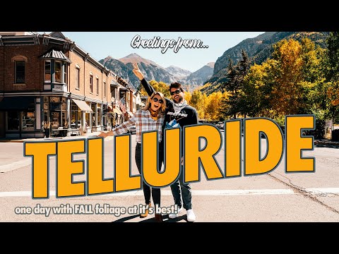 One Day in Telluride Colorado AMAZING Peak Fall Foliage & Best Hike | Delicious Food | Travel Vlog