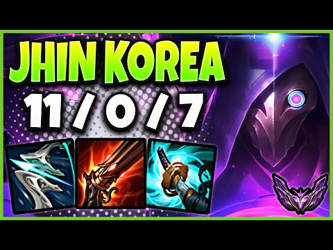 Jhin ADC vs Aphelios [ MVP ] KR Master Patch 13.10 / Season 13 [ 11 / 0 / 7 ]  💥