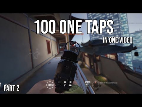 100 One Taps in 1 Video (Part 2) - Rainbow Six Siege