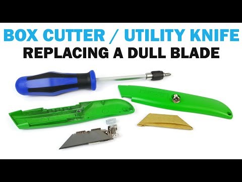 Replacing a Utility Knife & Box Cutter Blade | DIY