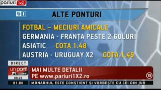 UPZ: 13 pronosticuri pentru evenimentele zilei »» Fotbal + tenis!