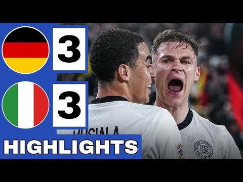 Germany vs Italy 3-3 (5-4 Aggregate) | UEFA Nations League 2025 | All Goals & Highlights HD