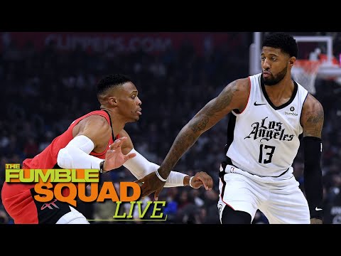 Clippers Looking To Send Paul George To Houston For Russell Westbrook? | Fumble Live!