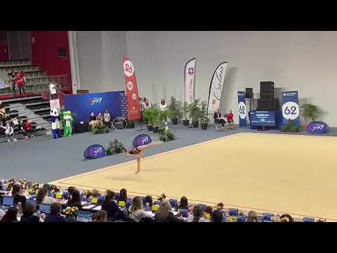 Strasbourg GRS N1 Alina Kolomiet. Championnat de France 2021/22