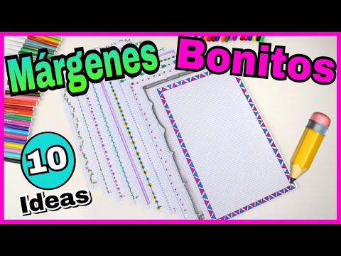 MÁRGENES para CUADERNOS | Bordes y Recuadros muy Bonitos | NatyGloss