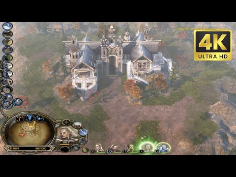 LOTR BFME 2 - Elves vs 2x Brutal Isengard in Rivendell - 4K UHD 60 FPS