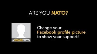 How to use the #WeAreNATO Facebook profile picture frame.
