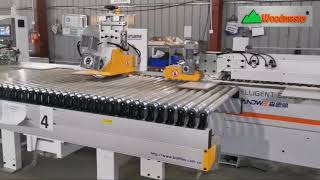 Dây chuyền chà nhám 4 cạnh kiểu dòng chảy