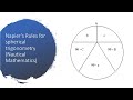 Napier S Rules For Right Angled Spherical Triangles