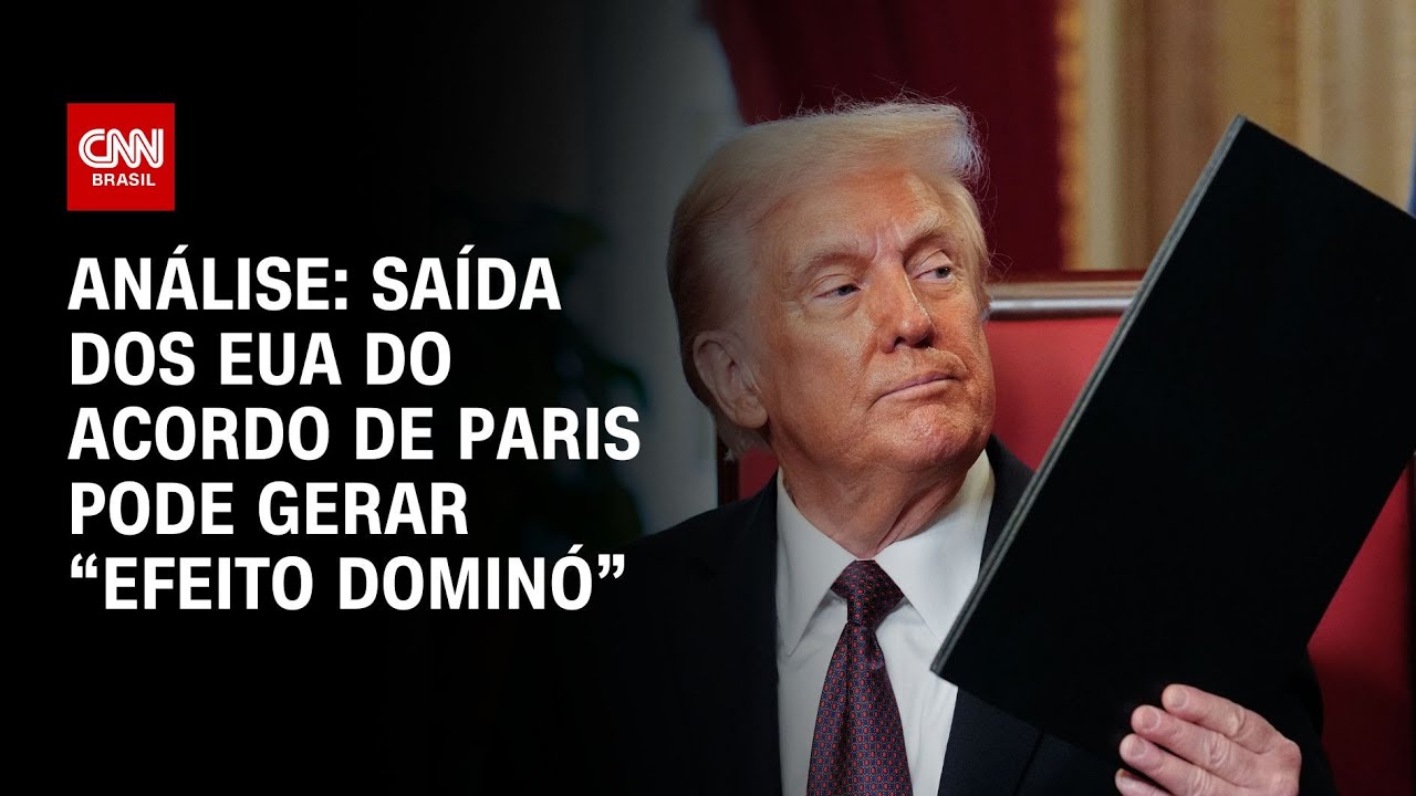 Análise: Saída dos EUA do acordo de Paris pode gerar “efeito dominó” | CNN BRASIL