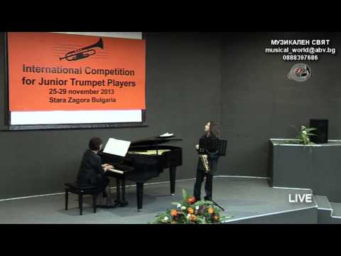Schelokov "Children's Concerto for Trumpet  ,- Viktor Nikolov - trumpet, NUI - Ruse  2013 Bulgaria