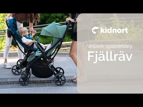 Kidnort Fjällräv Black Vaikiškas vežimėlis