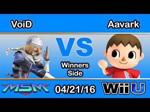 MSM 42: 2GG | VoiD (Sheik) Vs. Aavark (Villager) Winners Side - Smash Wii U