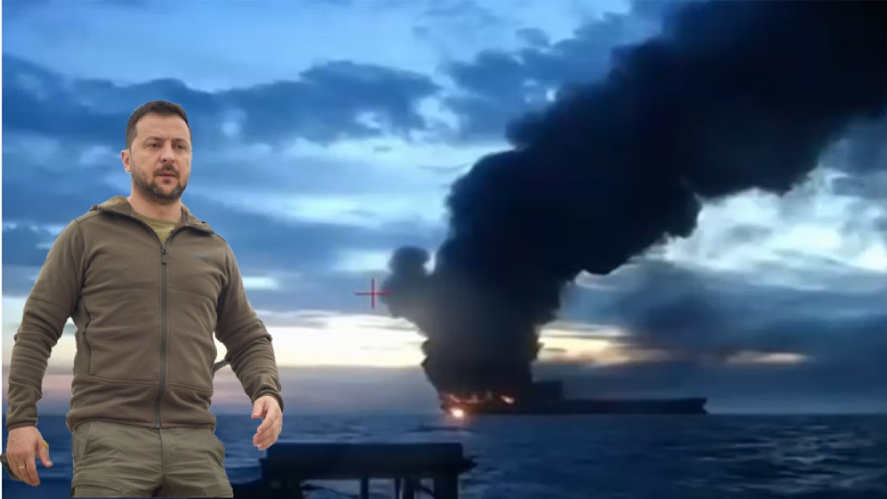 UKRAINE SINKS 100,000-TON RUSSIAN SHIP IN THE BLACK SEA || 2026