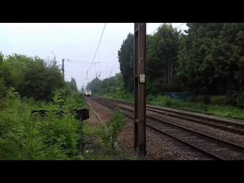 **MEGA THRASH** DRS class 37038 passes Green Drift with a 3 tone
