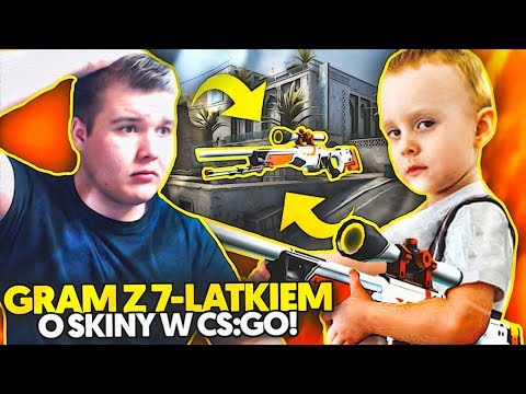 TROLLUJE 7 LETNIEGO MACIUSIA W CS:GO!! | GRAM Z 7 LATKIEM O SKINY W CS:GO!