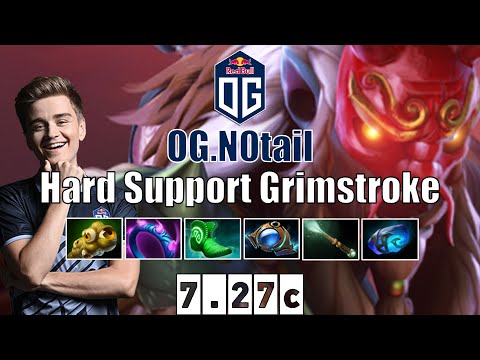Grimstroke | OG.N0tail | Hard Support Grimstroke | 7.27c Gameplay Highlights