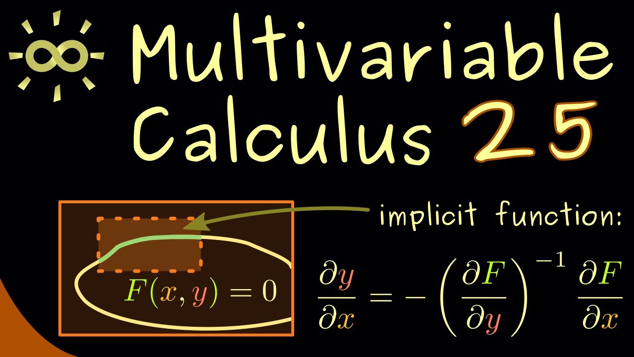 Multivariable Calculus 25 | Implicit Function Theorem [dark version]