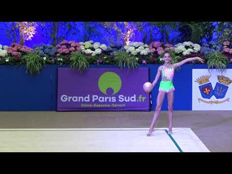 Manelle INAHO (FRA) ball - 2017 Corbeil junior AA