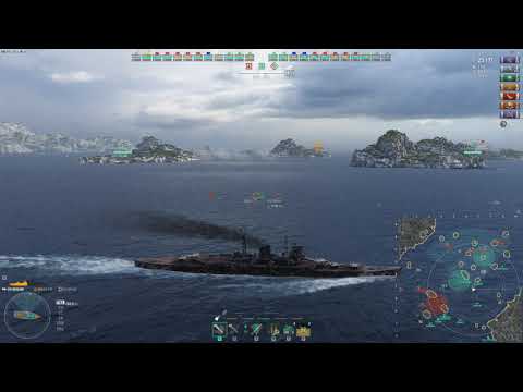 World of Warships Mogami #84 German/Deutsch Gameplay
