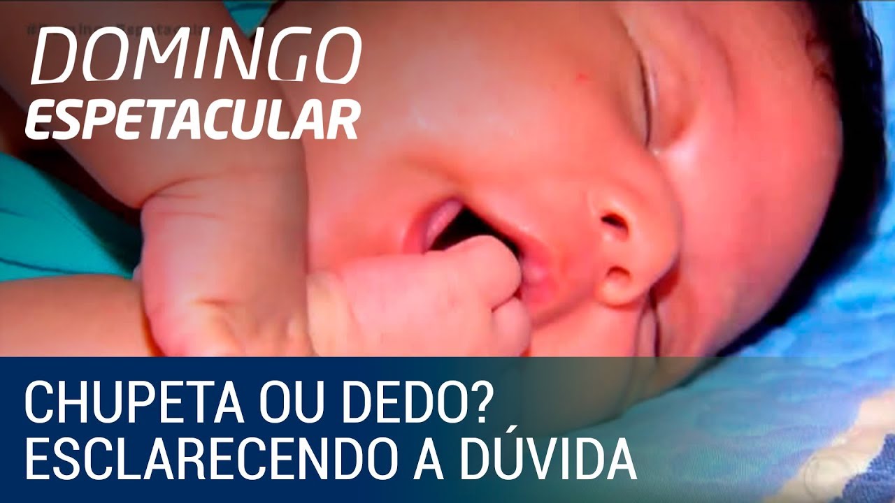 Especialistas esclarecem se uso da chupeta e do dedo fazem mal para as crianças