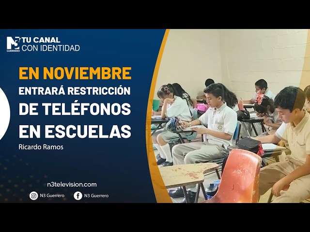 En noviembre entrará restricción de teléfonos en escuelas