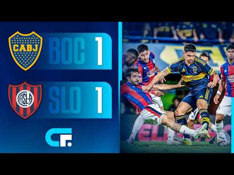 ✅ BOCA y SAN LORENZO EMPATARON 1-1 por el TORNEO APERTURA