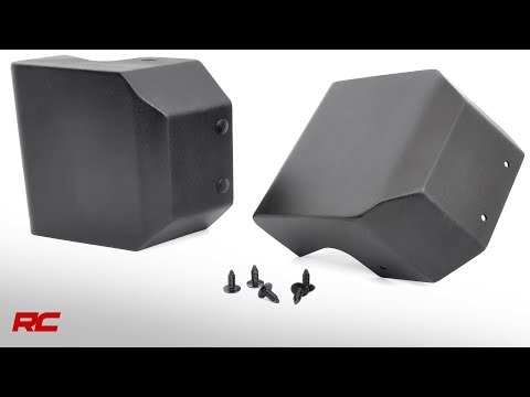 Installing 2007- 2018 Jeep Wrangler JK Bumper Caps by Rough Country