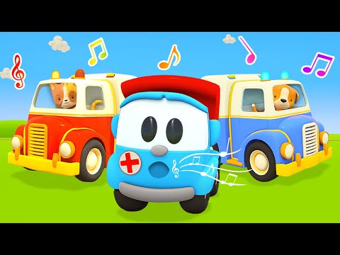 Nursery rhymes & car cartoons LIVE | Leo the Truck & street vehicles