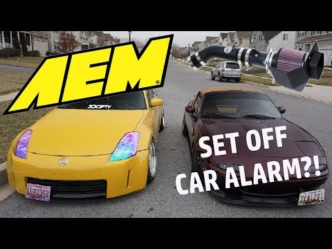 AEM Intake Install on 350z!