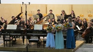 Mozart Concert in F for 3 pianos and orchestra, KV 242 "Lodron Y. Furukawa, P. Gropp, L.Hahn Live