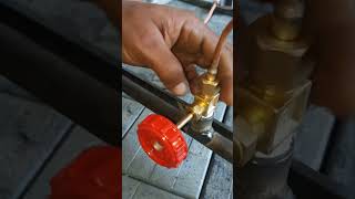 high presure gas burner stove making#welding #weldinglife #gas #shorts #dinoopvlogs
