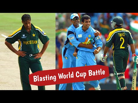 India v Pakistan 2003 world cup highlights | India and Pakistan high voltage cricket match |